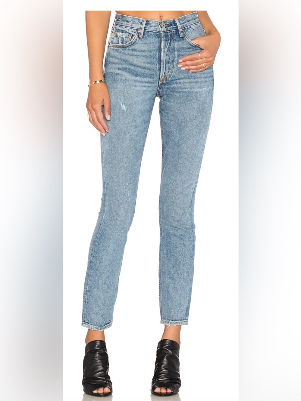 GRLFRND Karolina High-Rise Skinny Jean in Last Dance